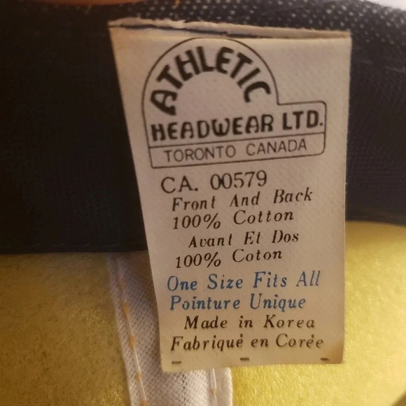 Vintage Blue  Denim Fresh Lake Fish Market Grand Bend ON Foam Inside Hat - Picture 6 of 6